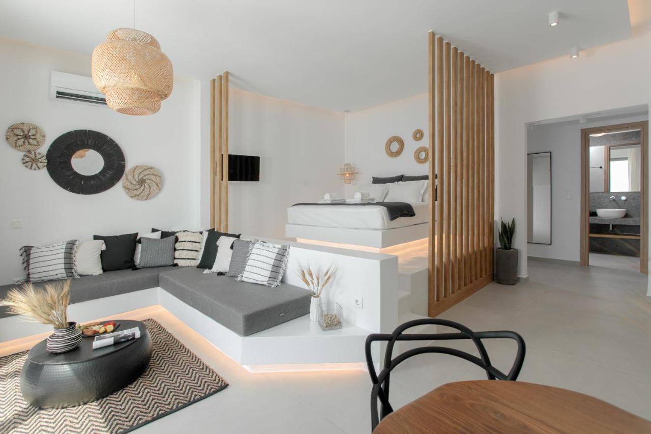 Seanfinity Beachfront Suites Mikri Vigla Dış mekan fotoğraf