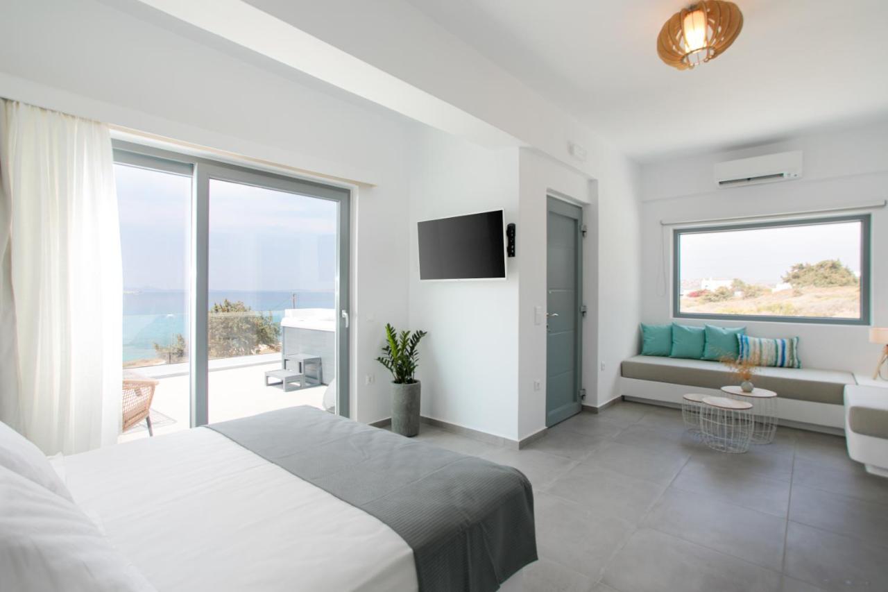 Seanfinity Beachfront Suites Mikri Vigla Dış mekan fotoğraf