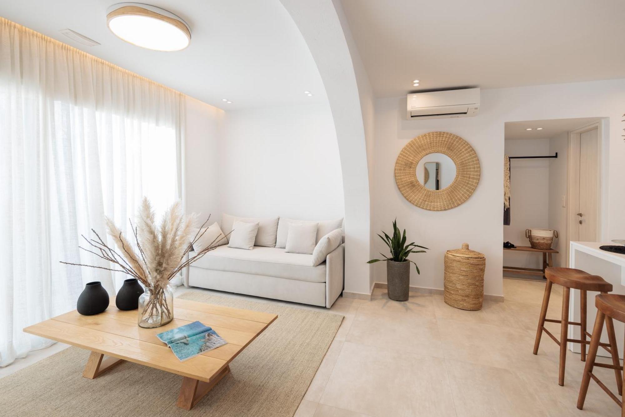 Seanfinity Beachfront Suites Mikri Vigla Oda fotoğraf