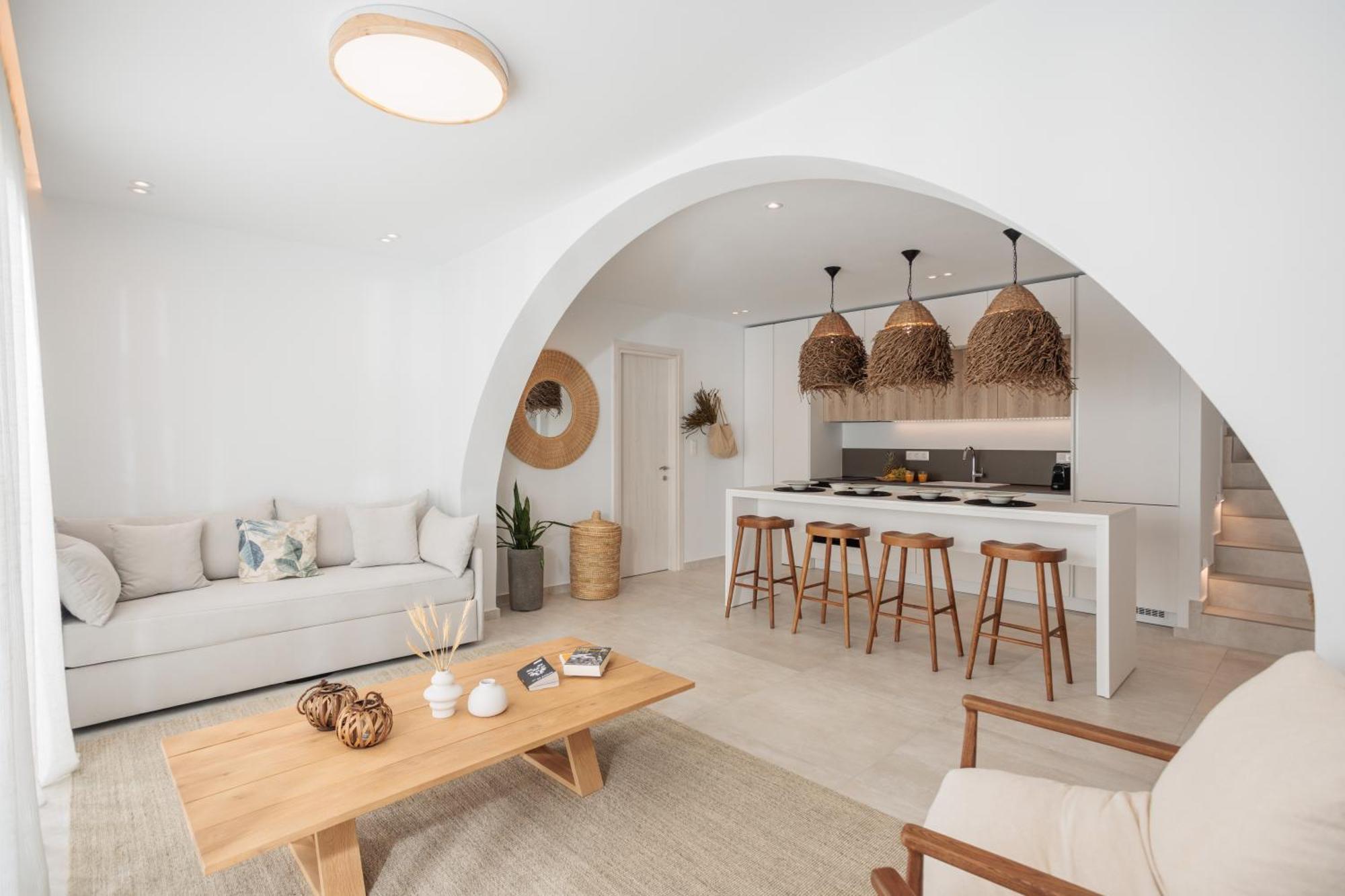 Seanfinity Beachfront Suites Mikri Vigla Dış mekan fotoğraf