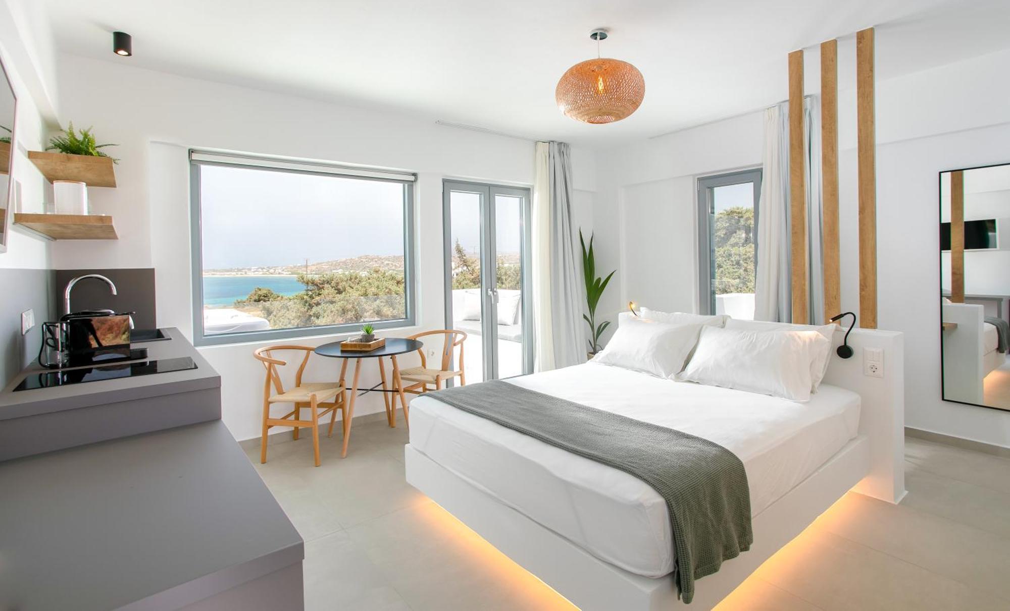 Seanfinity Beachfront Suites Mikri Vigla Oda fotoğraf